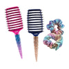 Hair Brush Midnight Disco Duo Bundle Pack! & FREE SHIPPING! - Smoogie